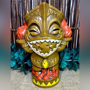 Tiki Farm Fire Eater Tiki Mug Designed By Tim Wollweber 16oz Hawaiian Polynesian